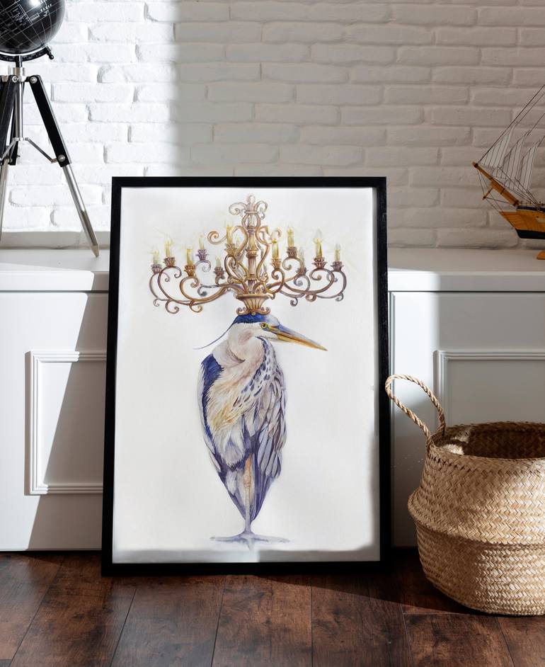 Original Abstract Animal Painting by Tetiana Savchenko