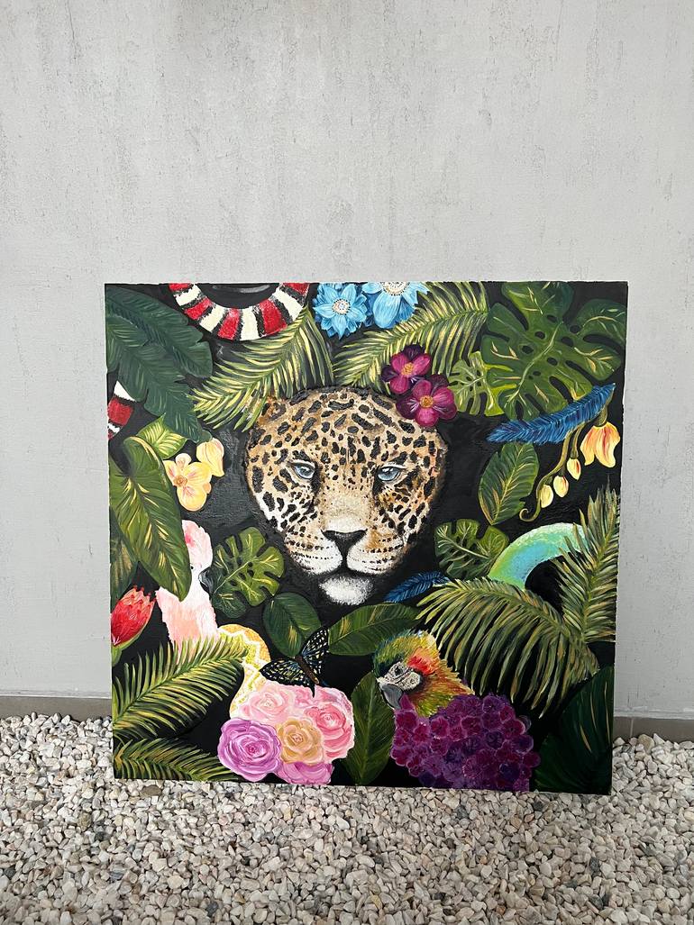 Original Abstract Animal Painting by Ruxandra Serbanescu