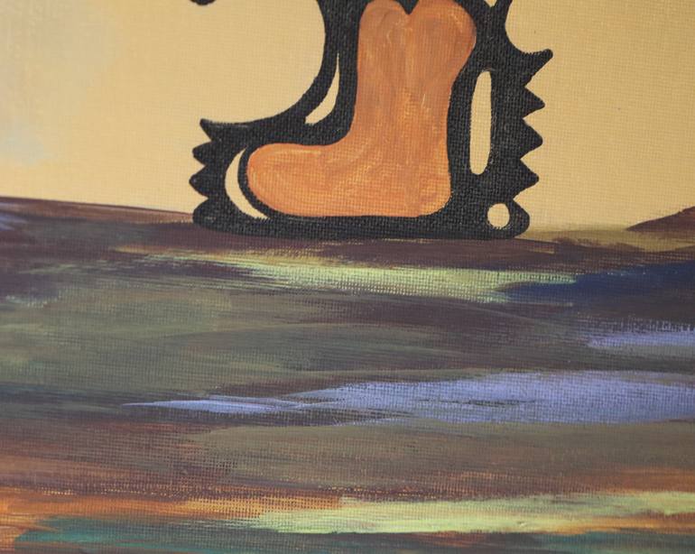 Original Abstract Expressionism Politics Mixed Media by Juan Prieto Valdes