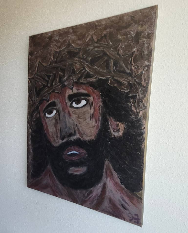 Original Contemporary Religion Painting by Julie Frechette