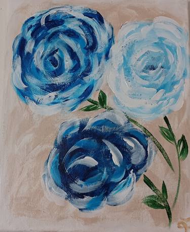 Print of Floral Paintings by Julie Frechette
