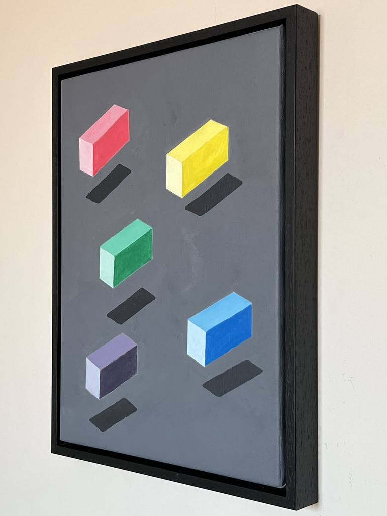 Original Conceptual Abstract Painting by Sylvain Engelen