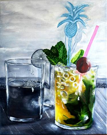Original Fine Art Food & Drink Paintings by Bijal Ghelani