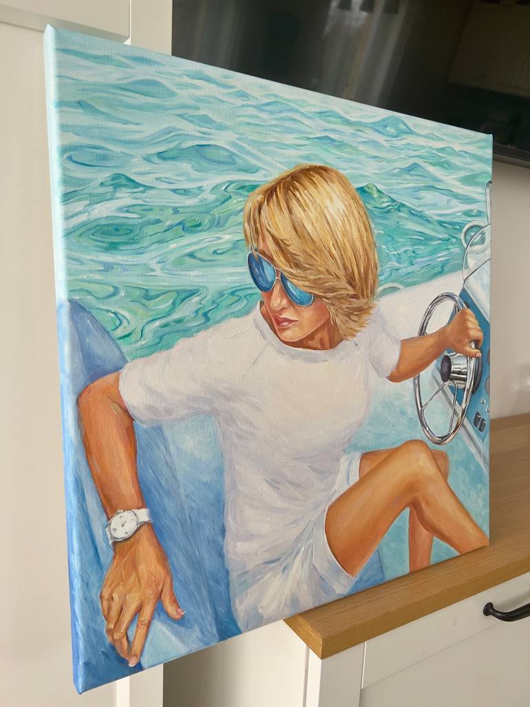 Original Expressionism People Painting by Tiana Breeze