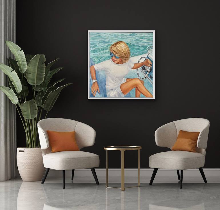 Original Expressionism People Painting by Tiana Breeze