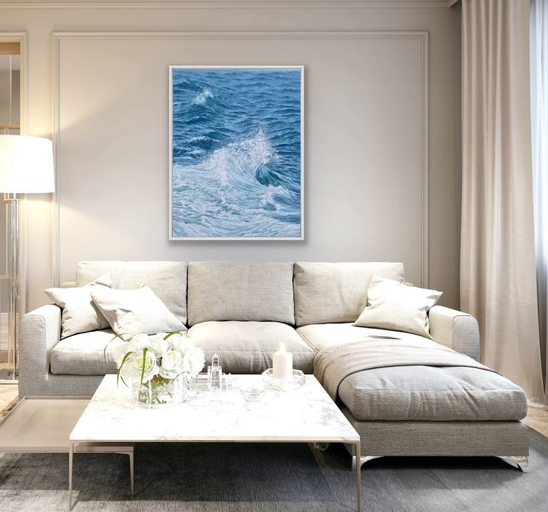 Original Impressionism Seascape Painting by Tiana Breeze