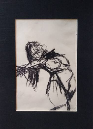 Print of Expressionism Nude Drawings by Maria Oancea