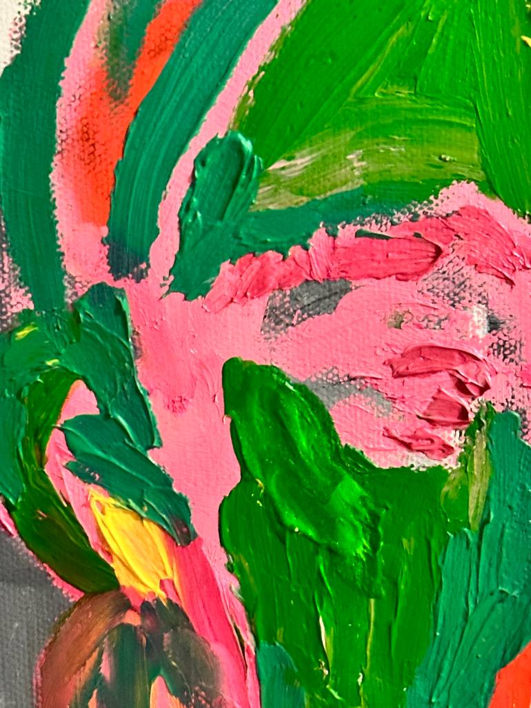 Original Abstract People Painting by Arna Jan