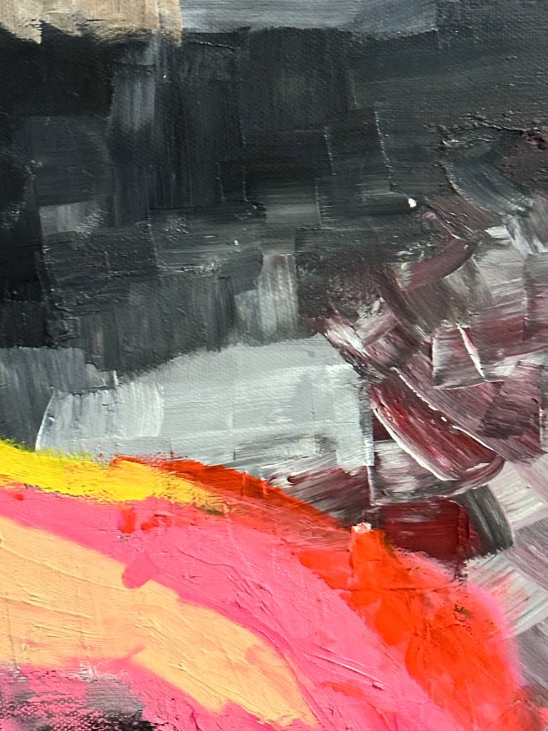 Original Abstract People Painting by Arna Jan