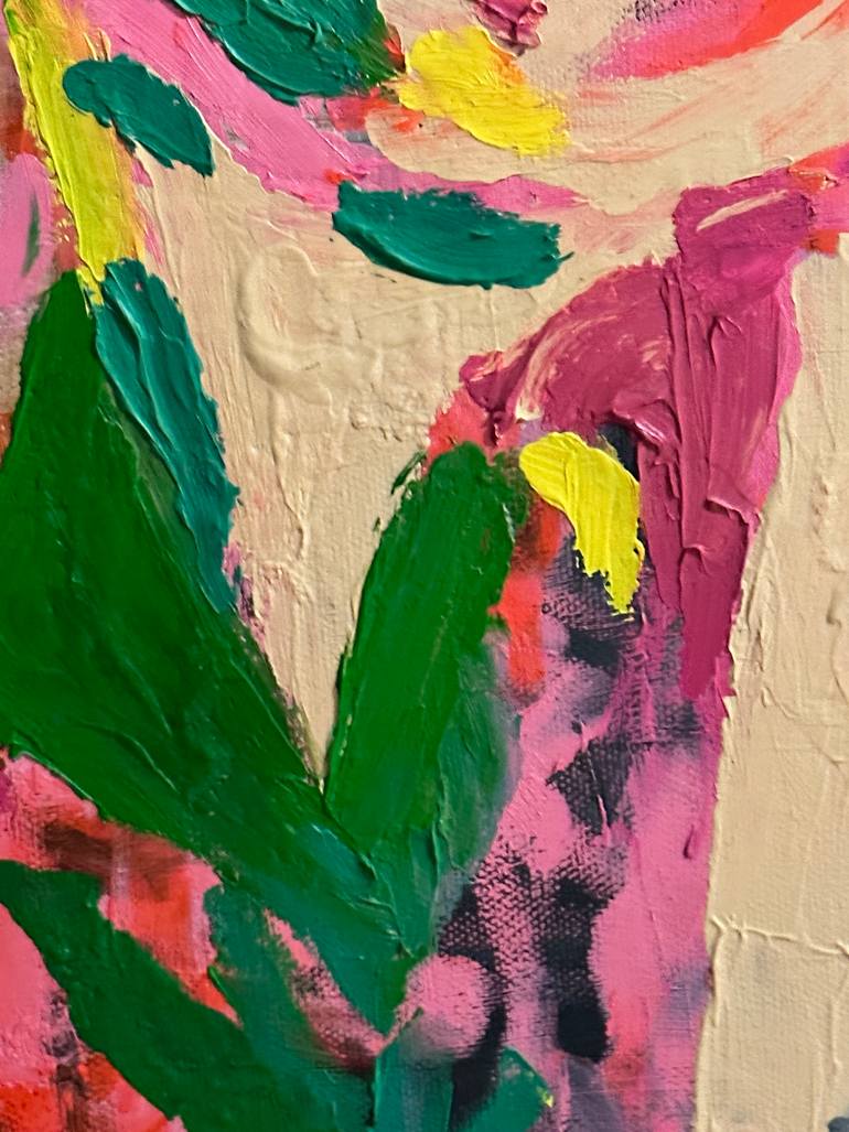 Original Abstract People Painting by Arna Jan