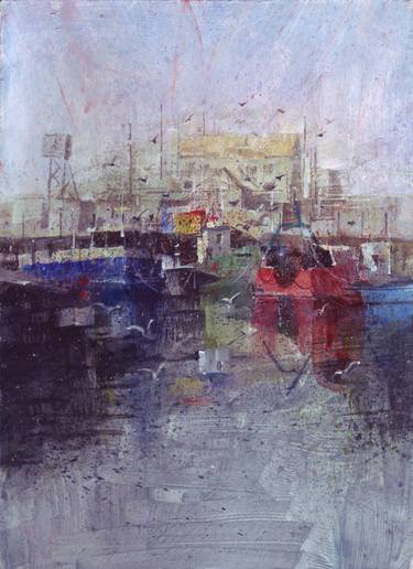 Print of Abstract Boat Paintings by Ray Belletty
