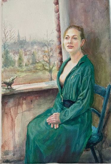 Original Portrait Painting by VK Art House