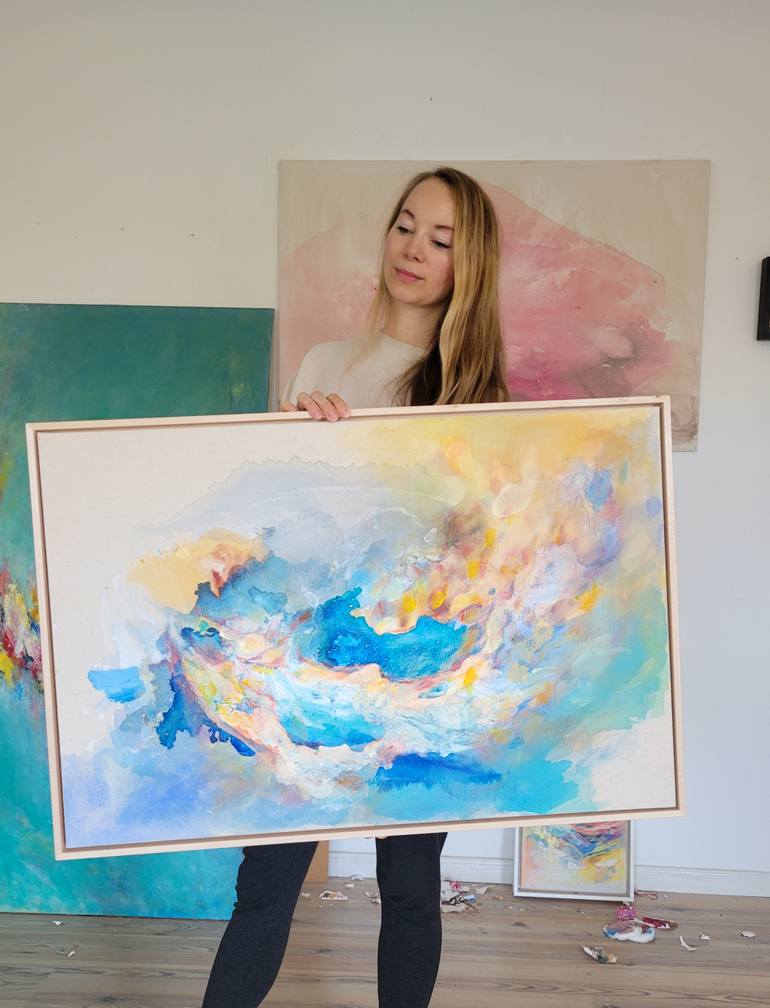 Original Expressionism Abstract Painting by Daniela Prokopetz