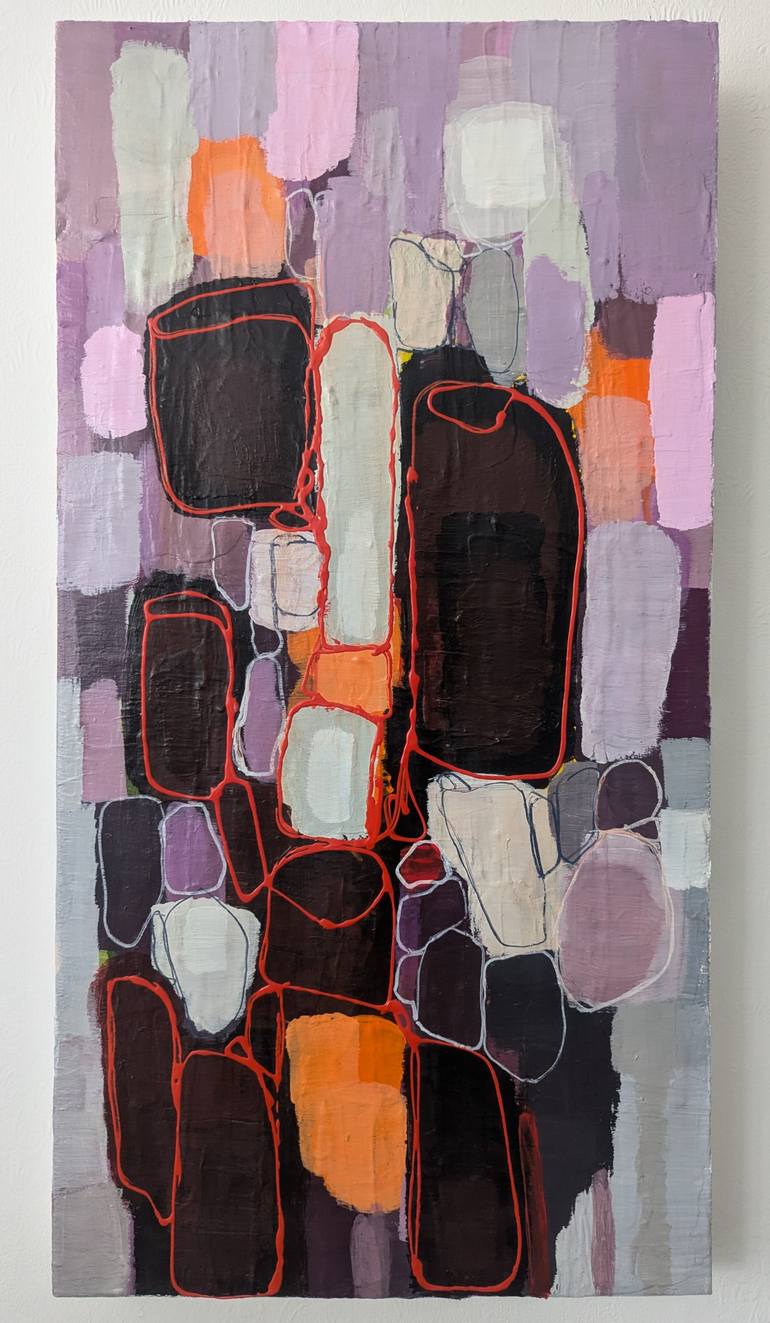 Original Abstract Expressionism Abstract Painting by Pia Jarvinen