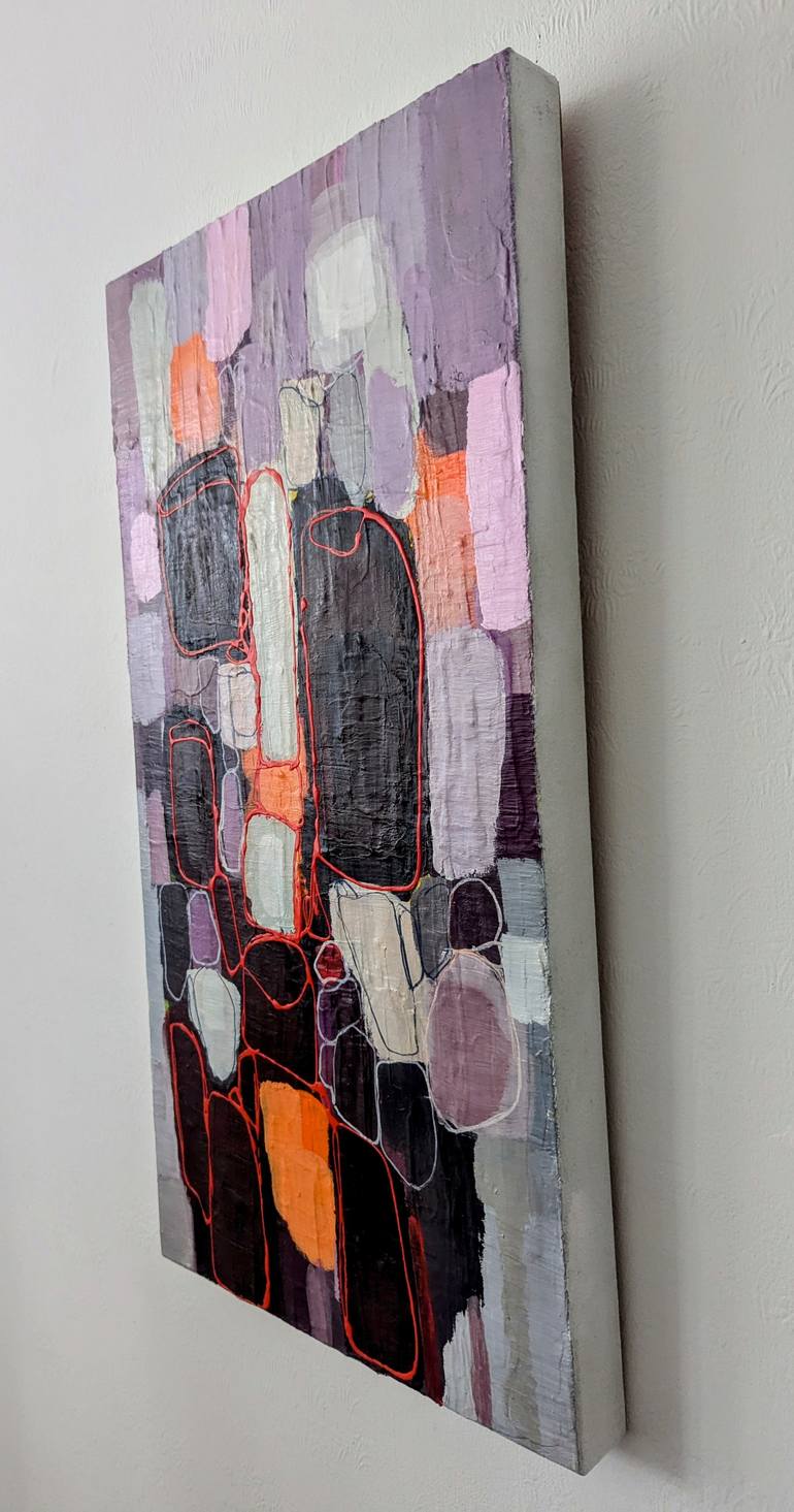 Original Abstract Expressionism Abstract Painting by Pia Jarvinen