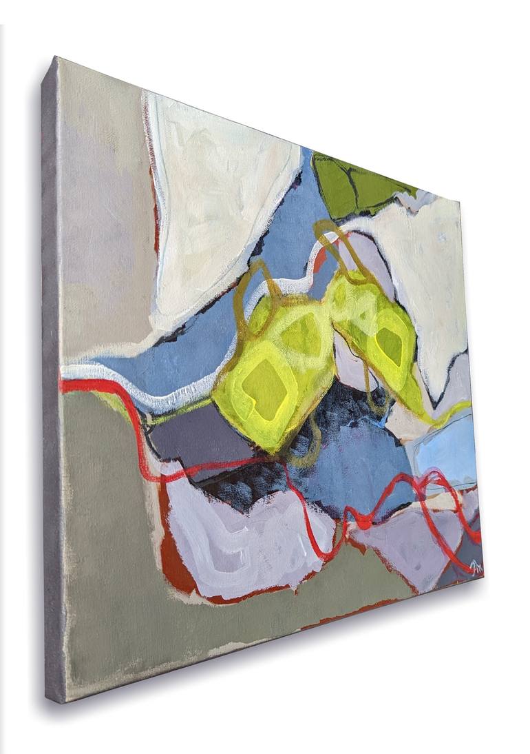 Original Abstract Expressionism Abstract Painting by Pia Jarvinen