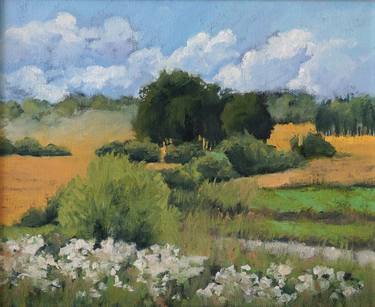 Summer time bliss Plain air landscape oil painting thumb