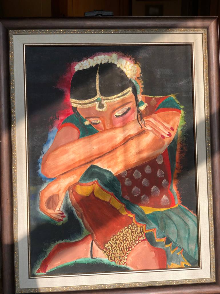 Original Abstract Women Painting by Mehar Naseeb
