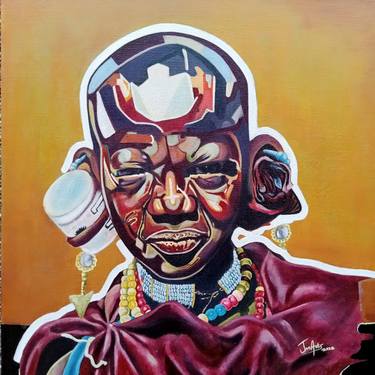 Original Abstract Culture Paintings by James Mwesige