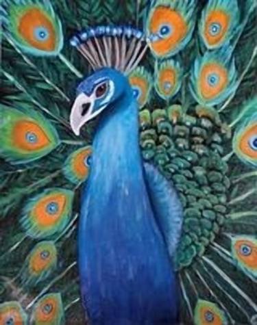 Original Expressionism Animal Paintings by Valerie Mead