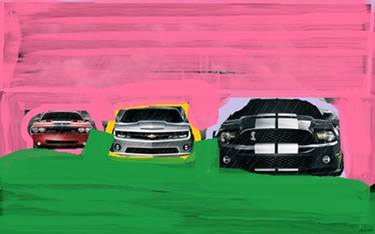 Print of Car Paintings by Archangelus Art