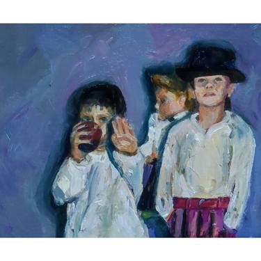 Original Figurative Children Paintings by Milica Majstorović