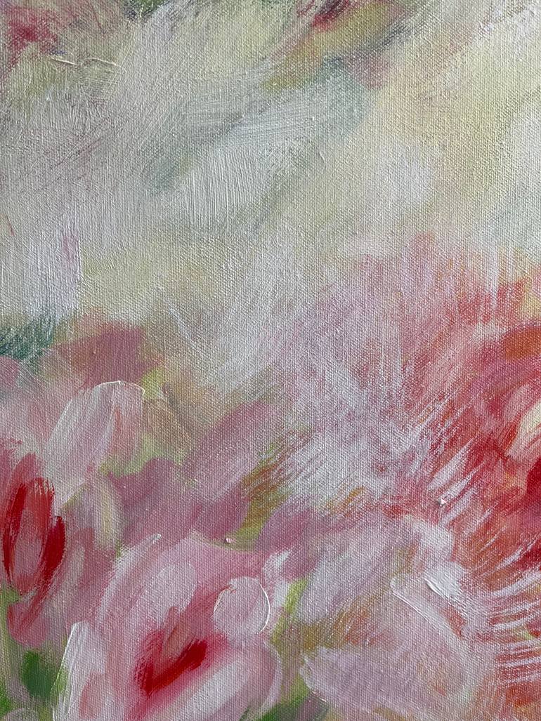 Original Abstract Expressionism Floral Painting by Kymia Kazemi