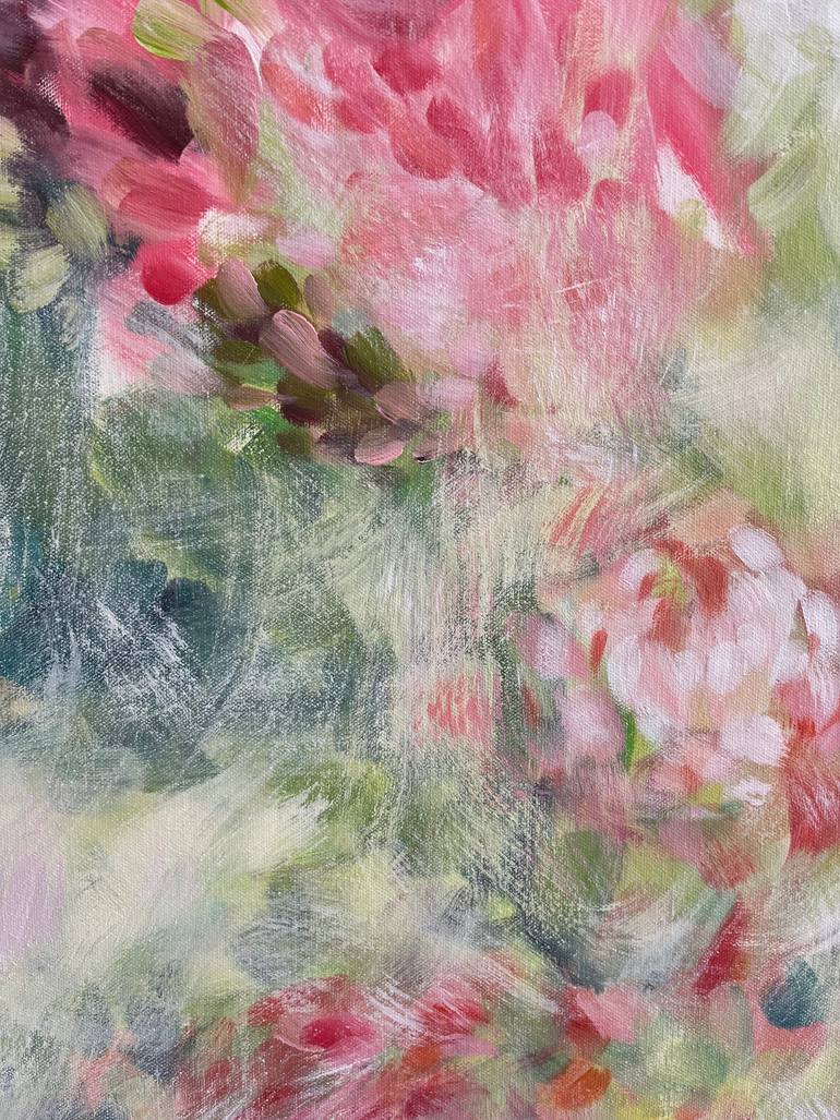 Original Abstract Expressionism Floral Painting by Kymia Kazemi