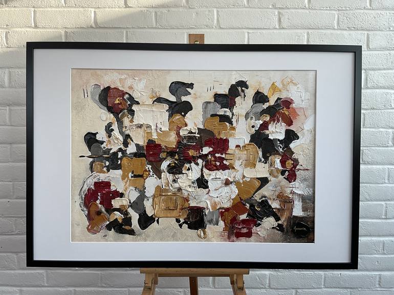 Original Contemporary Abstract Painting by Sandrine Maccorin