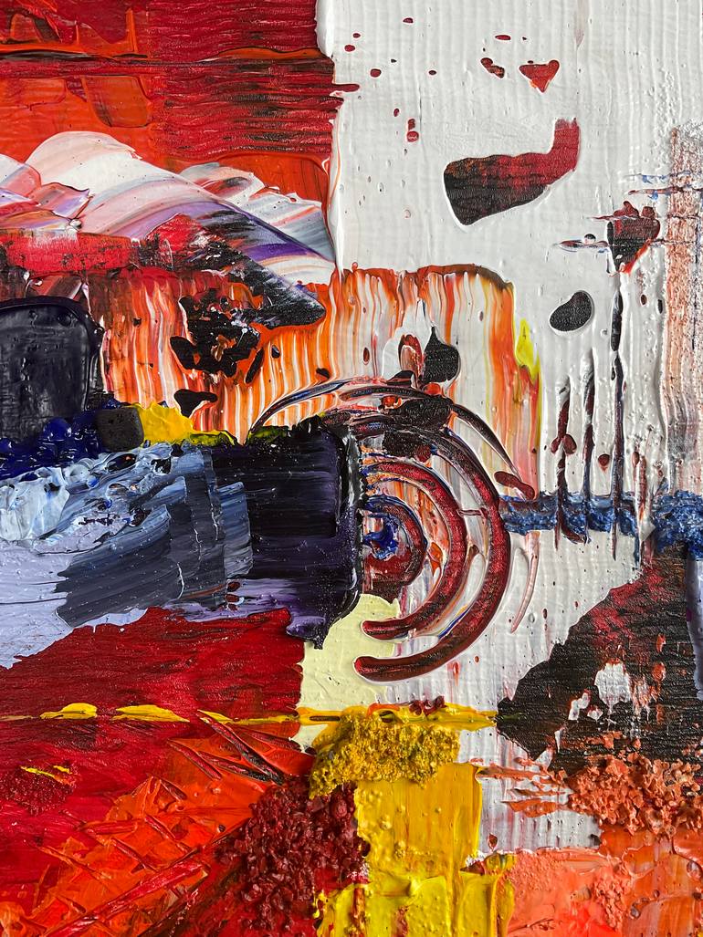 Original Contemporary Abstract Painting by Sandrine Maccorin