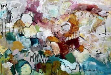 Original Abstract Expressionism Abstract Paintings by Marie Manon
