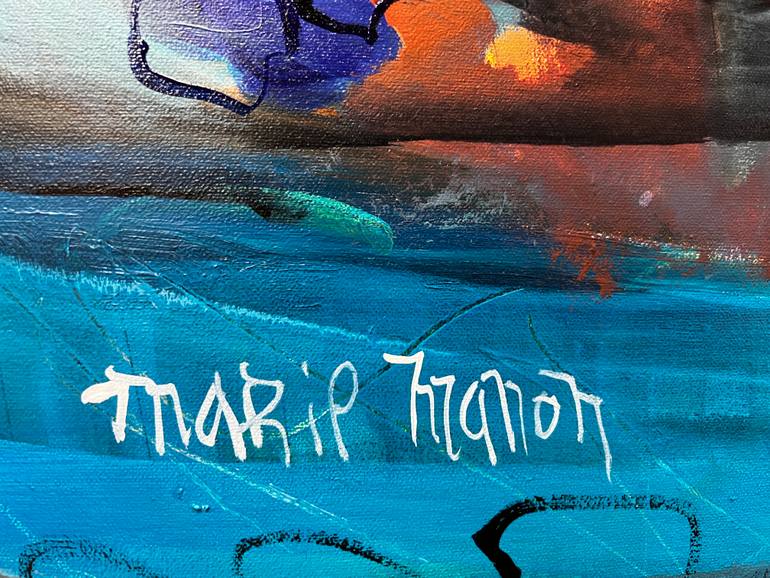 Original Abstract Expressionism Abstract Painting by Marie Manon