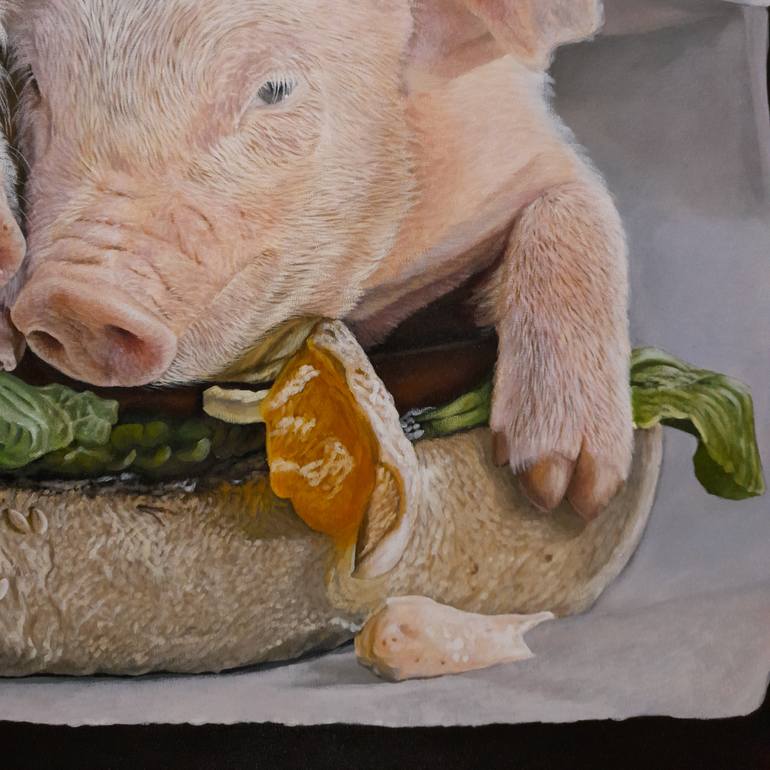 Original Contemporary Animal Painting by Claudia Daminato