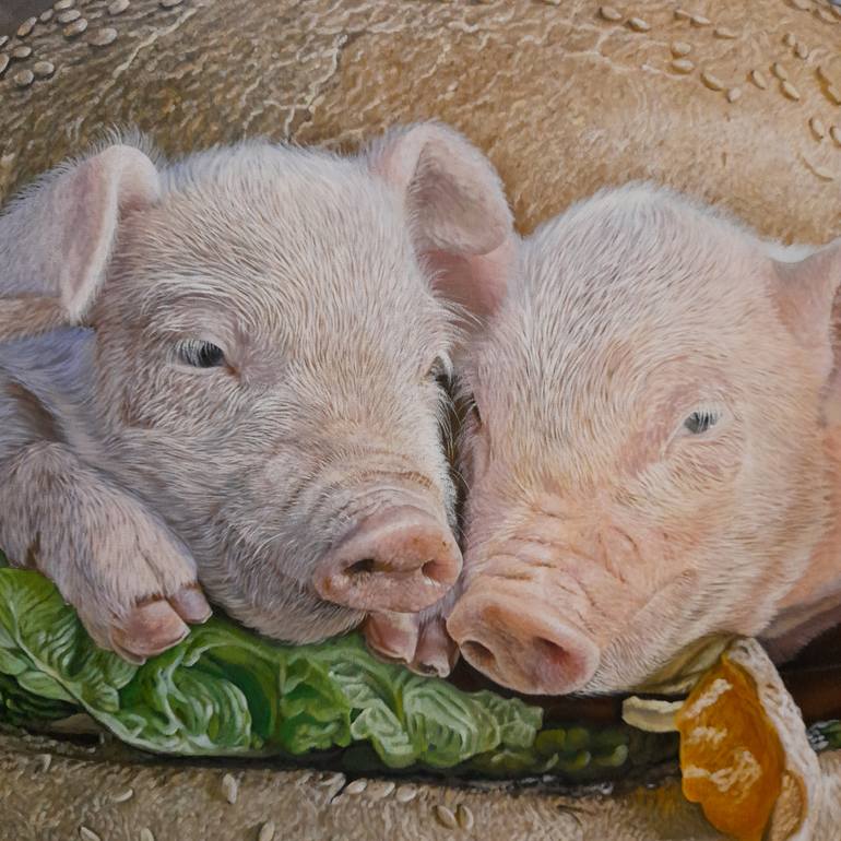 Original Contemporary Animal Painting by Claudia Daminato