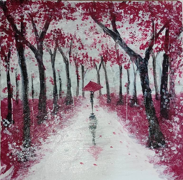 Print of Abstract Nature Painting by Imran Sarwar
