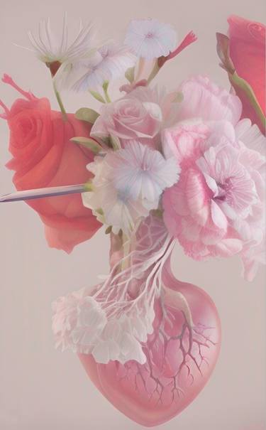 Original Contemporary Floral Paintings by Violet Joule