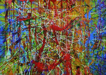 Original Expressionism Abstract Paintings by Sushil Gajbhiye