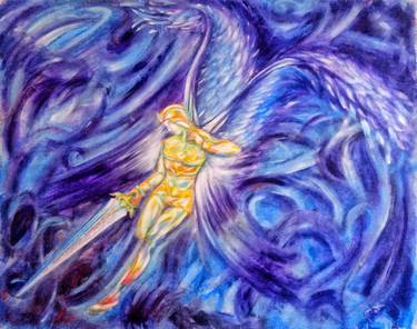 Original Expressionism Fantasy Paintings by amato fineart