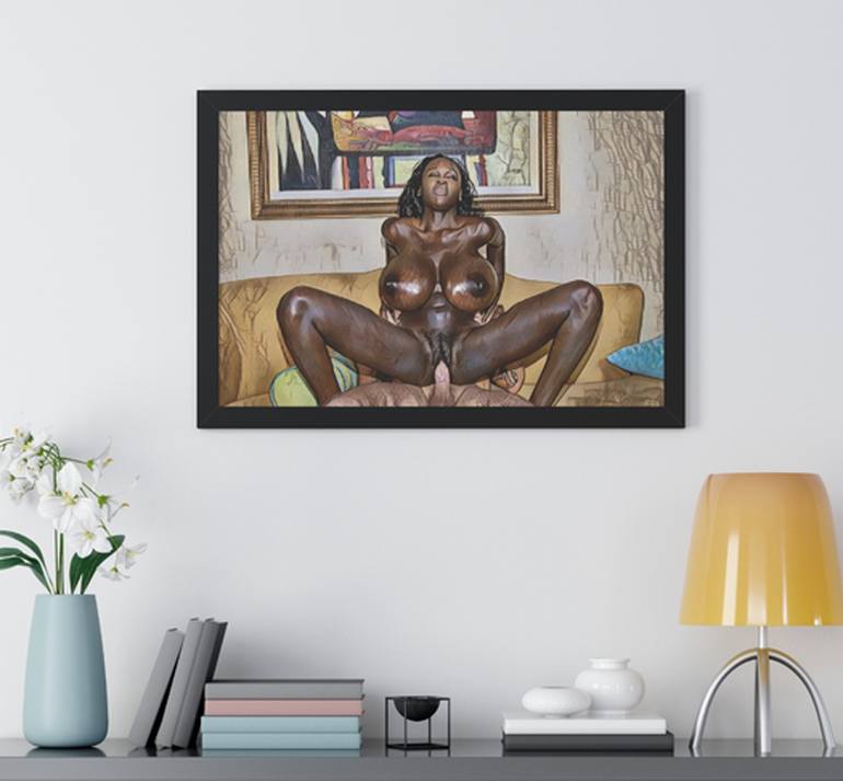 Original Abstract Expressionism Erotic Digital by Aidan Kajuna