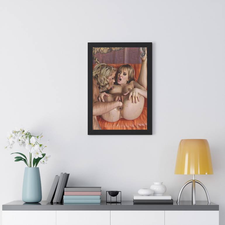 Original Abstract Expressionism Erotic Digital by Aidan Kajuna