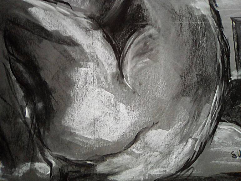 Original Abstract Love Drawing by Susanna Grandicelli
