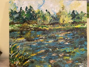Original Impressionism Landscape Paintings by larry eades