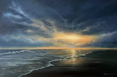 Original Photorealism Seascape Paintings by Kateryna Boykov