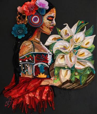 Original Folk Women Mixed Media by Kairee Cardoso