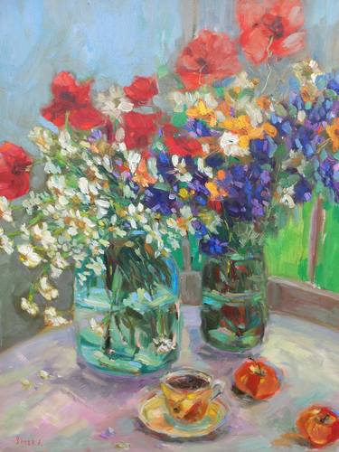 Original Floral Paintings by Hanna Shrub