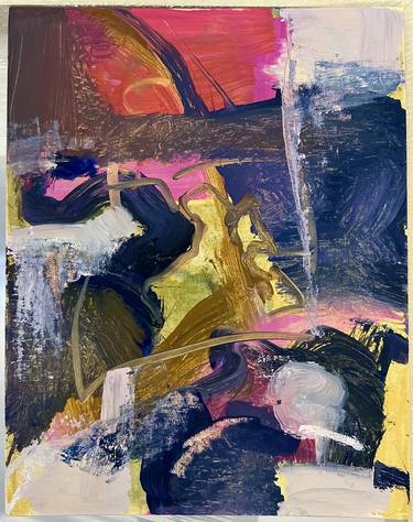 Original Abstract Expressionism Abstract Painting by Maya Lantsova