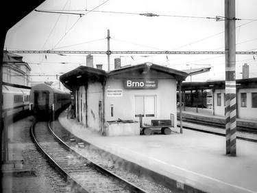 Brno, Train Station. Brno, Czech Republic. 2002 thumb