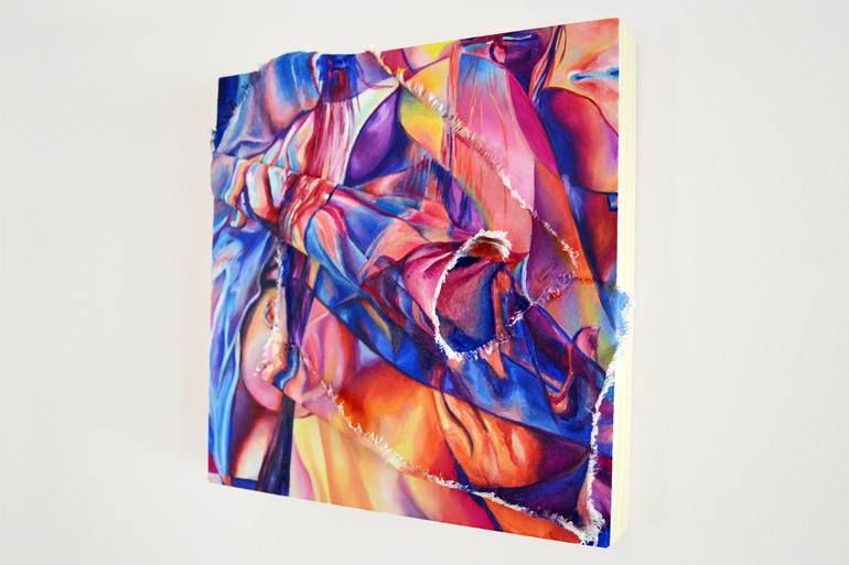 Original 3d Sculpture Abstract Painting by Fiona Macpherson