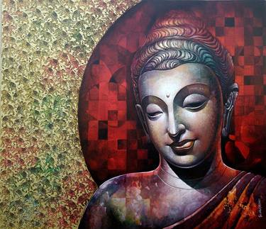 Original Contemporary Religious Painting by Sudhir Meher