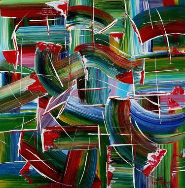 Original Contemporary Abstract Painting by Viktor Tilson
